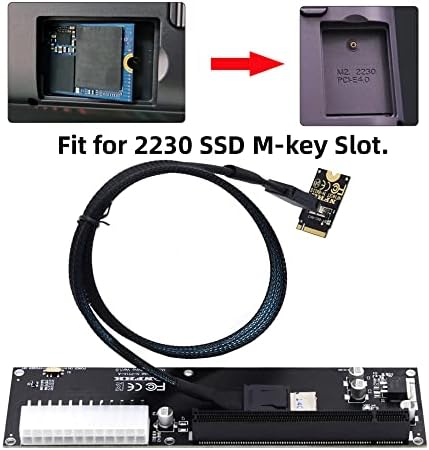 Maximize SSD Performance with NFHK M.2 to Oculink Adapter – Dual 2-to-2 PCIe NVME/AHCI Connector for Enhanced Speed | Supports 2230/2242/2280/22110 mm Drives | Ideal for High-Performance Gaming & Content Creation | Plug-and-Play Installation for Seamless Upgrades | Durable, Compact Design for Reliable Connections