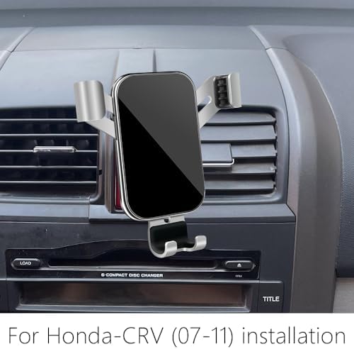 LUNQIN Premium Car Phone Holder for Honda CR-V & CR-V Hybrid (2023-2025) – Secure Mobile Cradle for Hands-Free Navigation, Charging, and Easy Access – Ultimate Auto Interior Accessory for Drivers Seeking Safety and Convenience
