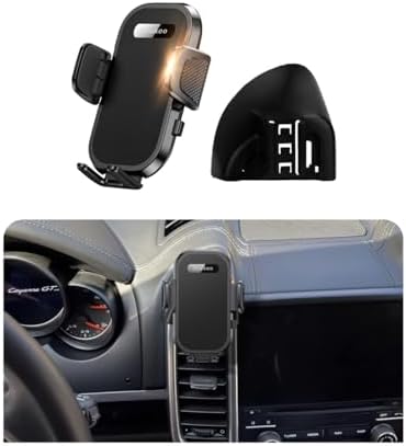 Porsche Cayenne 2024-2025 Custom Car Phone Holder – 360-Degree Adjustable Cradle for 4-7 Inch Smartphones – Effortless Installation & Quick-Release Feature – Elevate Safety & Style in Your Vehicle