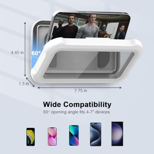 Shower Phone Holder Waterproof,480° Rotating Wall Phone Holder Mount with HD Touch Screen Guardian Phone up to 7 inch for iPhone 15 14 13 12 Pro 11 XR Max Samsung Galaxy S21 – Enhanced Compatibility and Speed