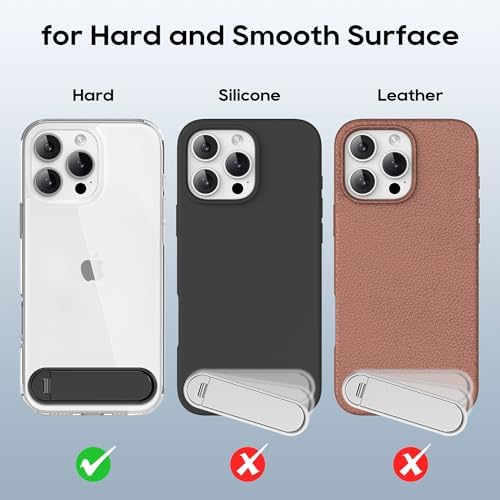 Dual-Angle Adjustable Phone Kickstand – 2 Pack Folding Stand for i Phone & Samsung – Portable, Versatile Hands-Free Holder for Optimal Viewing – Durable Black Design for All Smartphones – Perfect for Video Calls, Streaming & Reading