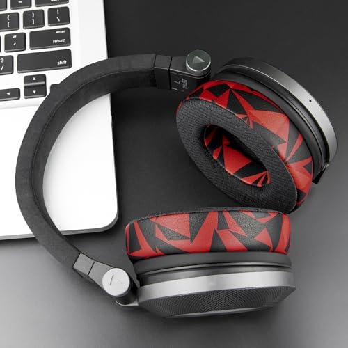 Premium SOULWIT Mesh Earpads for JBL Synchros E50, E50 BT, S500, S700 Wireless Headphones – Ultimate Noise Isolation and Comfort Upgrade in Stylish Black Gold – Durable Replacement Cushions for Enhanced Audio Experience