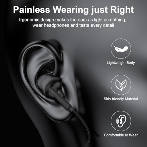 Premium USB-C Wired Earbuds for Samsung Galaxy S Series & i Phone 16 – Unrivaled Sound Clarity, Ergonomic Comfort, and Extensive Device Compatibility – Dual Pack for Enhanced Listening Experience