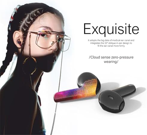 Sabbat M200 Bluetooth 5.3 Wireless Earbuds – Immersive Heavy Bass with Noise Cancellation, High-Fidelity Sound for Audiophiles – Ergonomic Fit, Quick Charge, Long-Lasting Battery, Universal Device Compatibility for All Music Lovers