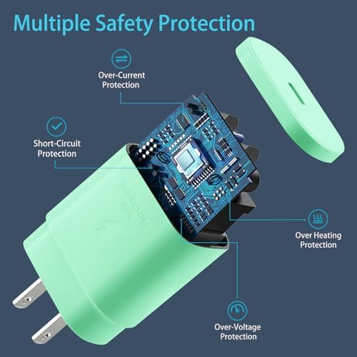 30 W USB-C Fast Charging Block with 10 FT Type C Cable – Ultimate Charging Solution for i Phone 16/15 Series and Beyond – Compact, High-Efficiency Power Adapter for Home and Travel Use – Safe and Reliable Device Charging