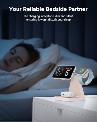 Revolutionize Your Charging Experience with the 3 in 1 Magnetic Wireless Charger – Fast, Compatible, and Space-Saving Solution for Smartphones, Smartwatches, and Earbuds