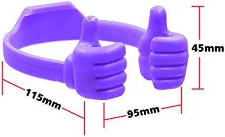 Versatile 5-Pack Honsky Multi-Angle Cell Phone and Tablet Stands – Stylish Thumbs-Up Design for Effortless Viewing – Universal Cradle for Secure Device Support at Home or Office – Ideal Black Finish Smartphone and Tablet Holder for Ultimate Convenience