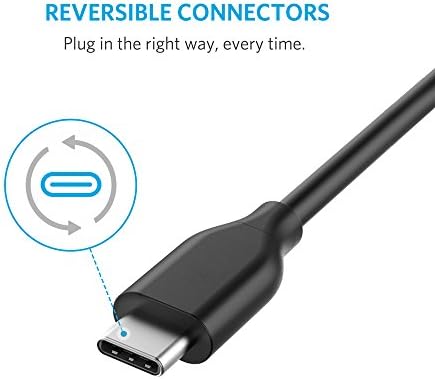 Anker Powerline 3.0 USB A to USB C Fast Charging Cable – 10 FT Durable Charger Cord with 56 k Ohm Resistor for Samsung Galaxy Note S8/S9 & Universal Compatibility – Tangle-Free & High-Speed Data Transfer for Ultimate Convenience