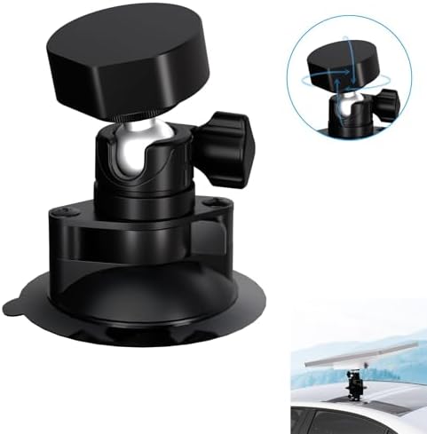 Starlink Mini Mounting Solution: Heavy-Duty Suction Cup Car Mount with Adjustable Angle for Optimal Satellite Connectivity on RVs and Boats – Ultimate Travel Accessory for High-Speed Internet Access