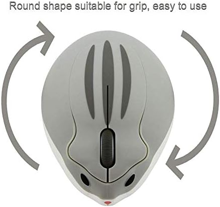 Adorable CHUYI Hamster Wireless Silent Mouse – 1200 DPI Lightweight Cordless Computer Mouse for Kids, Perfect Gift for Home, School & Travel – Fun & Functional Design in Light Blue