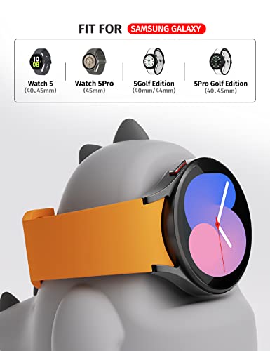 ELETIUO Mint Green Charging Stand for Samsung Galaxy Watch 5 & 5 Pro – Non-Slip Dock with Cable Management for Enhanced Stability & Style – Perfect Smartwatch Accessory for Organized Charging Stations