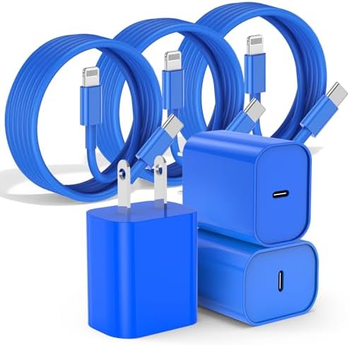 Ultra-Fast 3 FT USB-C to Lightning Charger Cable for i Phone 14, 13, 12, Pro Max & More – Certified High-Speed Charging, Enhanced Durability, and Universal Compatibility for Efficient Power Delivery – Perfect for Home, Office, and Travel Use