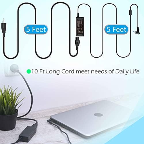 High-Performance 65 W AC Adapter for HP Envy & Chromebook Series – Versatile Laptop Charger with Multi-Protection Features for Enhanced Safety and Compatibility, Perfect for Models 13, 15, 17 & X360 – Reliable Power Supply with 2.31 A Compatibility, Ideal for On-the-Go Professionals and Students – Durable Design with Built-in Safety Chip to Prevent Overcharging and Short Circuit Issues – 30 Days Return and 365 Days Exchange Guarantee for Your Peace of Mind