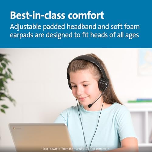 Kensington Hi-Fi USB-C Over-Ear Headphones – Immerse Yourself in Premium Sound with Built-in Mic for Clear Calls, Exceptional Comfort, and Superior Noise Isolation Perfect for E-Learning and Professional Use