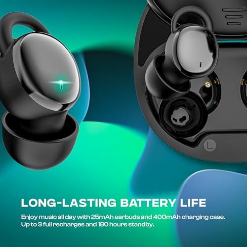 Ergonomic Invisible LX-410 Wireless Sleep Headphones – Bluetooth 5.3 Noise Cancelling Earbuds for Side Sleepers – Ultimate Comfort for Restful Nights and Commutes – Hassle-Free Wireless Charging Case for Audiobooks and Music – Premium Sound Quality for an Enhanced Listening Experience