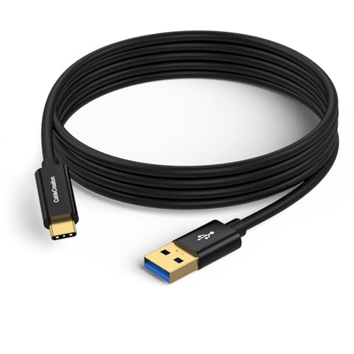 Ultimate 10 Gbps USB A to USB C Cable – 5 ft High-Speed Connector for Rapid Data Transfer & Charging, Optimized for i Phone 15/16+, Galaxy S24/S23+, Android Auto – Durable Nylon Braided Design for Effortless Travel and Daily Use