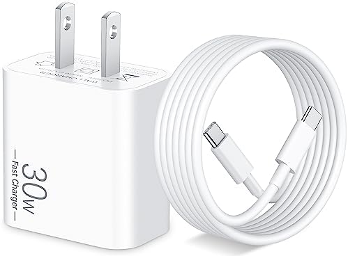 Enhanced 30 W USB-C Pixel Charger with 6 FT Cable – Super Fast Wall Charger for Google Pixel 9 Series, Tablets & Pixelbooks – Compact, Durable & High-Speed Charging Solution for On-the-Go Users
