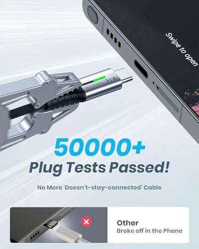 Experience the Ultimate Charging Convenience with INIU’s 5-Pack USB-C Fast Charging Cables – 1.6 FT, 3.3 FT (2), and 6.6 FT (2) for Versatile Use – High-Speed 3.1 A Type C Charger Cords Compatible with i Phone 16, 15, Samsung Galaxy S21, S20, S10, A14, Note 10, LG Pixel 9 & 8 – Durable Nylon Design for Long-Lasting Performance and Tangle-Free Operation – Perfect for Home, Office, and On-the-Go Charging Solutions