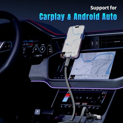 Revolutionize Your Charging Experience with the 4-in-1 USB-C Charging Cable – 240 W Fast Charge Multi-Device Connector for i Phone 16/15/14/13, Samsung Galaxy, Tablets & More (5 FT) – Enhanced E-Mark Chip Technology for Optimal Performance and Universal Compatibility