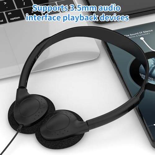 Elevate Learning with Our 30-Pack Kids Headphones – Comfortable 3.5 mm Plug Design for Schools & Libraries, Ideal for Group Activities and Interactive Audio Projects
