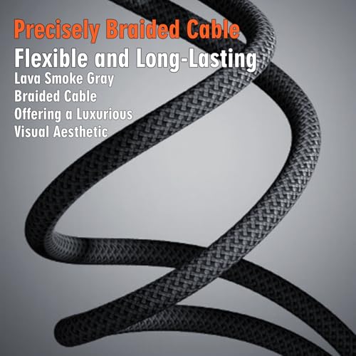 NENJI 3-Pack USB-C to USB-C 100W Fast Charging & Data Cable, 3.3FT Dark Grey – Compatible with iPhone 16/16 Plus/16 Pro Max/, MacBook Pro, iPad Pro, Dell XPS, Samsung Galaxy S24 Ultra, Pixel, Switch – Enhanced Compatibility and Speed