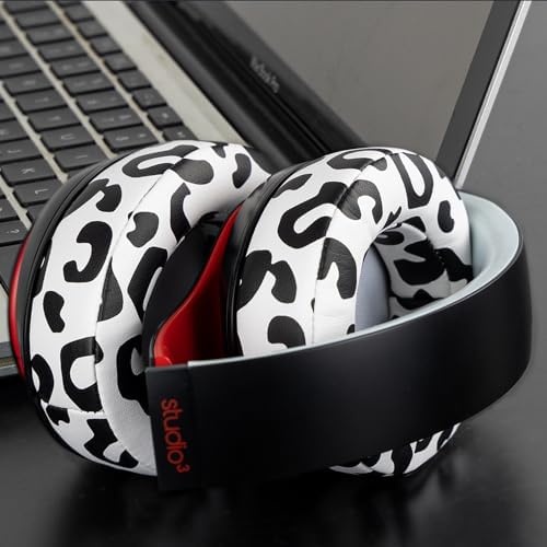Transform Your Beats Studio Listening with Solo WIT Premium Replacement Ear Pads – Luxurious Soft Protein Leather Cushions Featuring Noise Isolation Memory Foam for Ultimate Comfort and Superior Sound Quality, Vibrant Orange Design for Enhanced Style with Studio 2 & 3 Headphones
