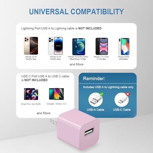 Chic 3.2 FT Wireless Fast Charger for Apple Watch – Effortless Charging Solution with Stylish Pink Design, Compatible with All Series 1-10, Includes Wall Plug for Ultimate Portability and Quick Power-Ups for Active Lifestyles