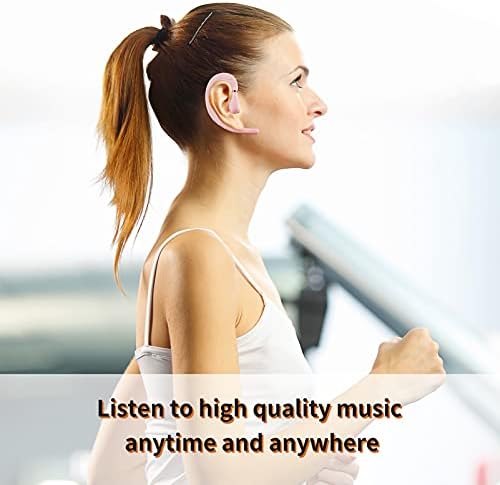 Revolutionary Ear Hook Bluetooth Wireless Headphones – Comfort-Focused Noise Cancelling Earphones with Microphone for Android & i Phone Compatibility (Red) – Effortless Connectivity, Ultimate Sound Quality, and Ergonomic Design for All-Day Wear