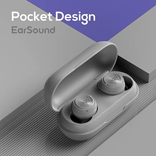 PALOVUE Bluetooth 5.3 Wireless Earbuds – Premium Deep Bass In-Ear Headphones with Built-In Microphone, 35 Hours Playtime, Compact Charging Case, Ideal for Sports, Work, and Everyday Use – Unmatched Comfort and Durability for i Phone & Android Users
