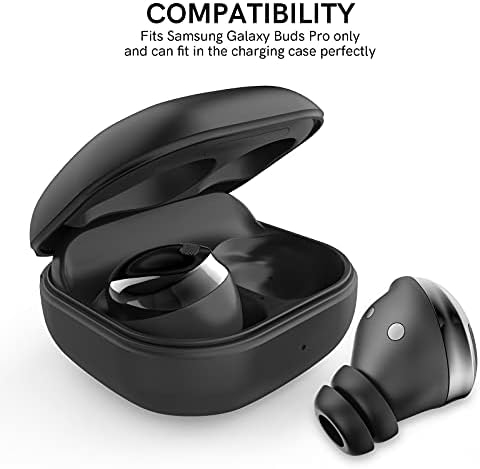 Delidigi Galaxy Buds Pro Replacement Ear Tips – 6 Pairs of Double Flange Silicone Eartips for Optimal Comfort and Sound Isolation – Compatible with Samsung Galaxy Buds Pro 2021 in S/M/L Sizes – Elevate Your Audio Experience with Enhanced Fit and Durability