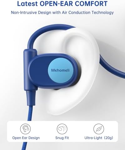 Kid-Friendly Open Ear Headphones – Vibrant Purple Lightweight Design for School and Outdoor Fun – Safe Air Conduction Technology with 3.5 mm Jack – Ultimate Comfort and Hearing Protection for Young Explorers