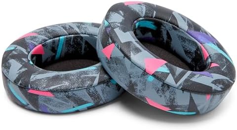 Upgrade Your Audio Experience with WC Wicked Cushions Replacement Ear Pads for Beats Studio 2 & 3 – Retro 90’s White | Luxurious PU Leather & Enhanced Foam for Optimal Sound Isolation | Perfectly Fits B0501 & B0500 Models | Not Compatible with Beats Solo | Enhanced Adhesive for Maximum Durability and Longevity