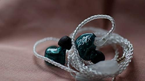 KZ ZST Dual Driver Wired In-Ear Earphones – Hi-Fi Monitor Earbuds for Musicians, Gamers, and Audiophiles – Superior Sound Clarity and Ergonomic Comfort for Extended Use – Tangle-Free Design for Enhanced Durability and Compatibility with All Devices