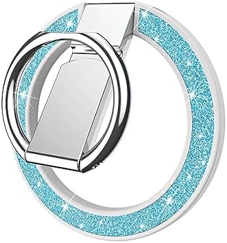 Revolutionize Your Mobile Experience with the Tensho Mag Safe Phone Ring Holder – 360-Degree Rotating Magnetic Grip and Adjustable Kickstand for i Phone 15/14/13/12 Series | Durable Metal Design for Enhanced Stability and Versatile Viewing Options