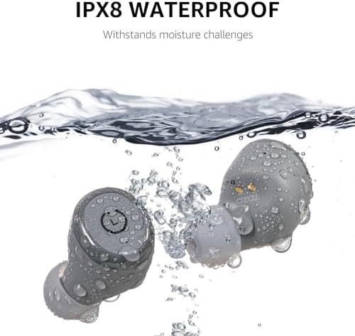 TOZO T10 Wireless Earbuds with Bluetooth 5.3 – Customizable EQ for Personalized Sound, Ergonomic Fit for Ultimate Comfort, 55 Hours Playtime, IPX8 Waterproof Rating, Wireless Charging Case – 2025 Enhanced Audio Experience for Active Lifestyles