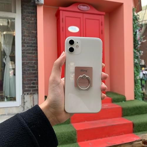 Wireless Charging-Ready i Ring Link Phone Holder – Pearl White Finger Grip & Stand for Ultimate Smartphone Security and Versatility – Compatible with i Phone, Galaxy & All Smartphones – Enhanced 360° Rotation & 180° Flip Design for Effortless Photo Angles – Durable Zinc Alloy & Polycarbonate Construction for Long-Lasting Use – Ultra-Strong Adhesive for Secure Attachment – Detachable Plate for Seamless Wireless Charging – Perfect for Video Calls, Streaming, and Everyday Use – Ideal for All Smartphone Models Including i Phone 14, Galaxy S21, and More – Elevate Your Device Experience with i Ring Link’s Innovative Grip Technology