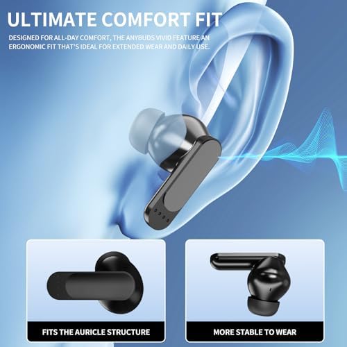 Revolutionize Your Sound Journey with Bluetooth 5.4 Wireless Earbuds – Touch Control, IPX5 Waterproof, and 50-Hour Battery Life – Immerse in Deep Bass Stereo Audio with Built-in Mic for Crystal Clear Calls – Ideal for Active Lifestyles and Music Aficionados – Sleek White Design Compatible with i OS, Android, Tablets, and Laptops
