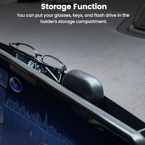 Peleus Premium Car Phone Holder for 2023-2025 Honda Accord Hybrid – Custom Fit Smartphone Mount for 12.3-Inch Screens – Effortless One-Handed Operation & Unmatched Stability – Ideal Accessory for Enhanced Driving Safety and Convenience