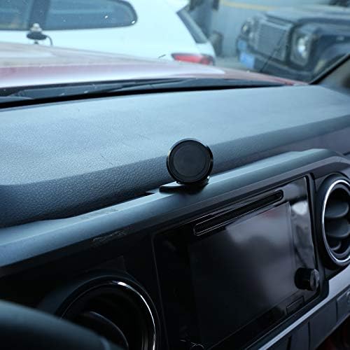 Magnetic Suction Car Phone Mount for Tacoma 2016-2022 – Hands-Free Dashboard & Vent Holder with Retractable Stand for Ultimate Accessibility and Safety in Black – Perfect Fit for Navigation and Calls