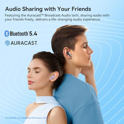 Unleash Superior Sound with Ear Fun Air Pro 4 Wireless Noise Cancelling Earbuds – Advanced Adaptive Hybrid Tech, Qualcomm Snapdragon Sound & apt X™ Lossless Audio for Exceptional Clarity – 52-Hour Playtime & Bluetooth 5.4 for Seamless Connectivity – Ideal for Music Lovers & Professional Calls