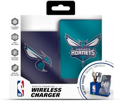 SOAR Smart Wireless Charger & Stylish Desktop Organizer – Fast 10 W Charging for Qi-Enabled Devices, Clutter-Free Workspace Solution with Built-in Storage and Safety Features