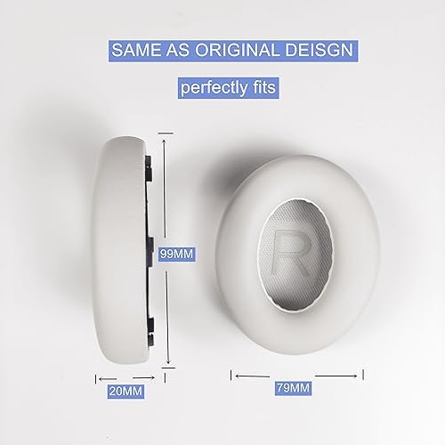 Upgrade Your Bose 700 Headphones with Luxurious Memory Foam and PU Leather Replacement Earpads – Perfectly Engineered for Comfort, Durability, and Enhanced Audio Clarity – Premium Grey Cushions for an Elevated Listening Experience