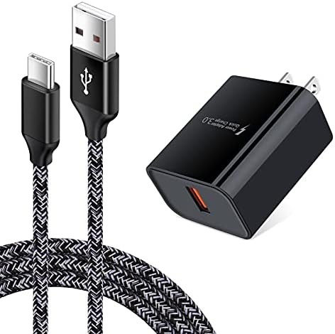 Ultra-Fast 18 W Adaptive Charger for Samsung Galaxy S25-S9 & Note 20 Ultra – Quick Charge 3.0 with Type-C Cable for Rapid Smartphone Power Boosting – Compact, Durable, & Safe Charging Solution