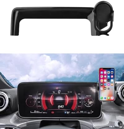 Experience Unmatched Convenience with the Autorder Custom Fit Phone Holder for 2019-2022 Mercedes-Benz C-Class, GLC, and 2021-2022 V-Class – Hands-Free 360-Degree Rotating Mount for 10.25″ Screens – Securely Access GPS, Music & Calls Effortlessly – Premium Quality Car Phone Cradle for Ultimate Compatibility and Style – Enhance Your Driving Safety with Easy Installation and Durable Design – Perfect Accessory for Modern Mercedes-Benz Owners