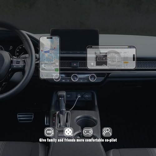 Mag Safe F-150 Phone Holder for Ford Trucks (2015-2020) – Premium Magnetic Mount for i Phone 15/14/13/12/Mini Series – Effortless Air Vent Setup, 360-Degree Rotation, and Optimal Driving Safety – Tailored for Hands-Free Navigation and Quick Device Access