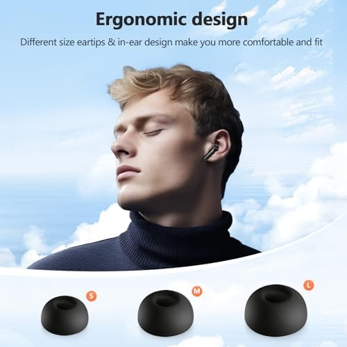 Next-Gen Wireless Earbuds 2025: Bluetooth 5.4 Technology for Ultra-Fast Connectivity, Immersive 3 D Stereo Sound, Advanced ENC Noise Cancellation, and 48-Hour Playtime – IPX7 Waterproof Design for Active Lifestyles, LED Battery Indicator, Universal Compatibility for Effortless Pairing – Redefine Your Sound Experience Today!