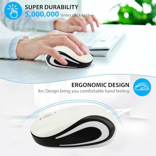 Charming Wireless Mini Mouse – Adorable Portable USB Optical Mouse for Laptops and Kids – Compact 1000 DPI Cordless Design in Fun Purple – Ideal Travel Companion and Perfect Gift for Young Tech Enthusiasts