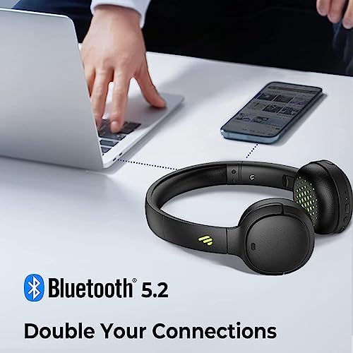 Unleash Your Audio Experience with Edifier WH500 Wireless On-Ear Headphones – Advanced Bluetooth 5.2 Connectivity for Uninterrupted Sound – Lightweight & Compact Design for Effortless Travel – Long-Lasting 40-Hour Battery Life with Quick Charge Feature – Customizable EQ for Tailored Listening – Sleek Blue Aesthetic for Trendsetters – Perfect for Audiophiles and Professionals on the Go