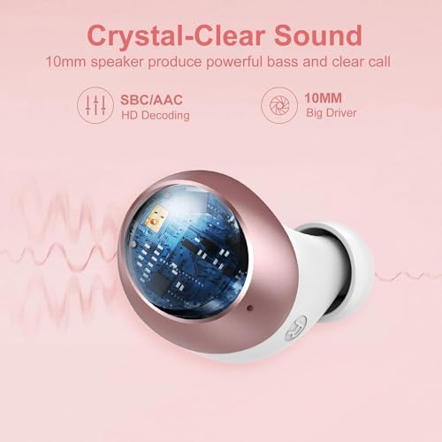 Experience Unmatched Audio Excellence with Lekaby Bluetooth 5.3 Wireless Earbuds – Superior Noise Cancellation, Deep Bass Enhancement, and LED Battery Indicator – IP7 Waterproof for Ultimate Durability – Seamless Compatibility with i OS & Android – Ideal for Music Enthusiasts and Dynamic Professionals