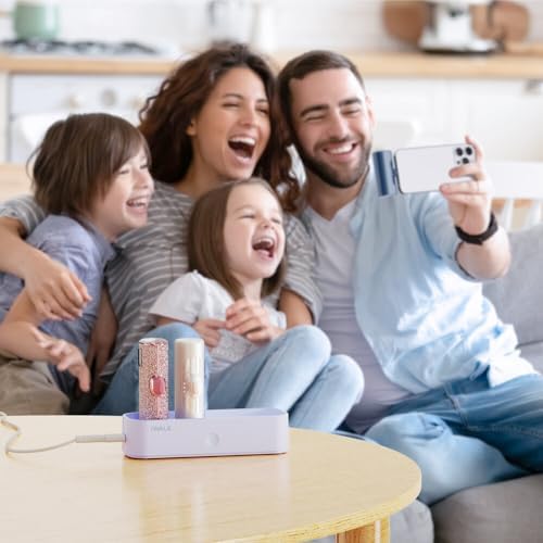 i WALK Family-Sized USB-C Charging Station for Portable Power Banks – Efficient Multi-Device Dock for i Phone & More – Sleek Design, Fast Charging, Enhanced Compatibility – Ideal Home & Office Solution in White